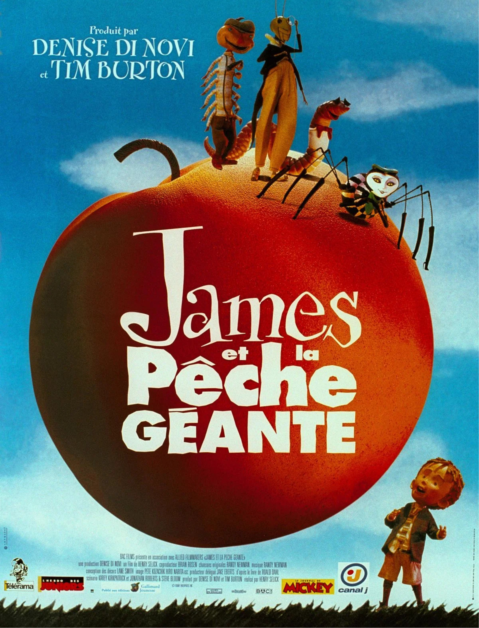 poster de JAMES ET LA PECHE GEANTE