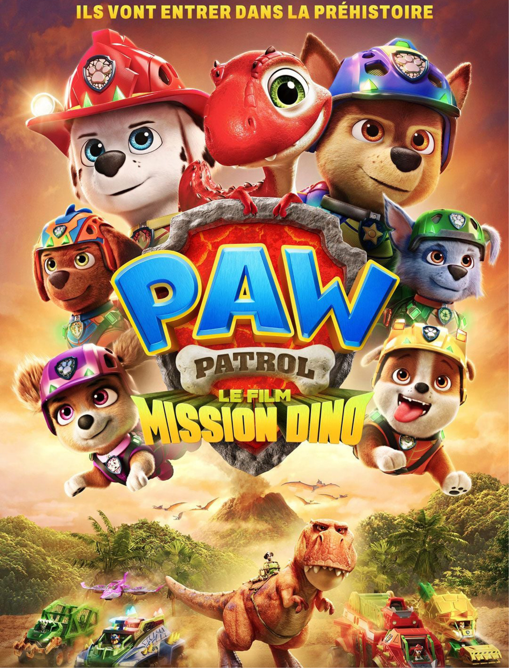 poster de La Pat Patrouille Le Film Mission Dino
