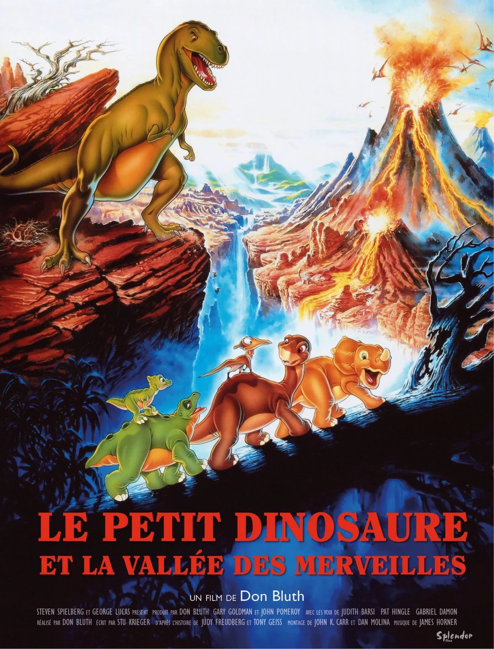 poster de Le Petit Dinosaure Et La Vallee Des Merveilles